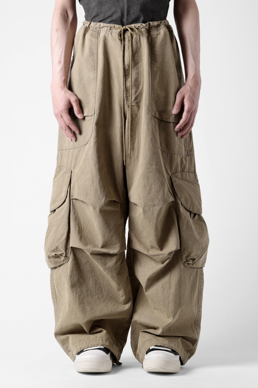 entire studios FREIGHT CARGO PANTS / COTTON CANVAS (HUMMUS)