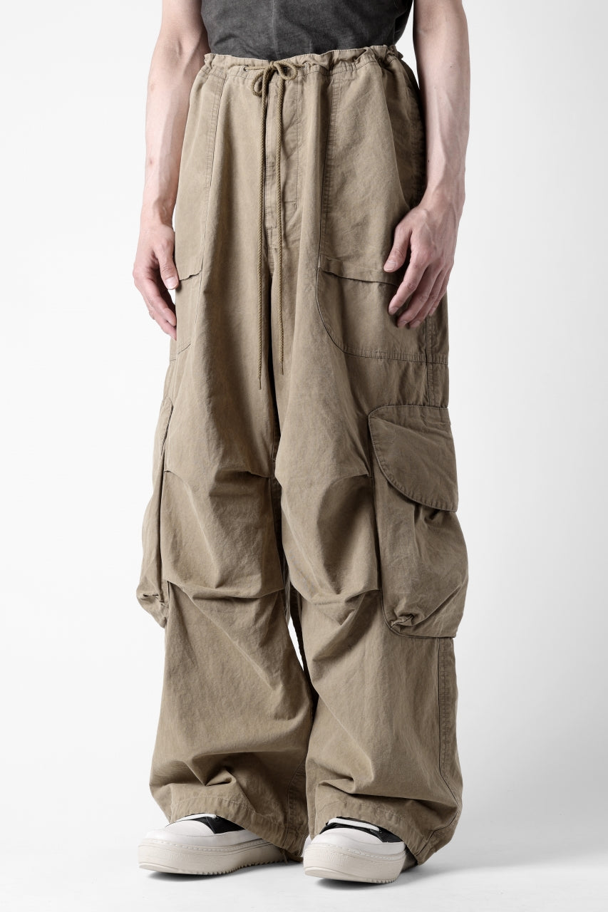 entire studios FREIGHT CARGO PANTS / COTTON CANVAS (HUMMUS)