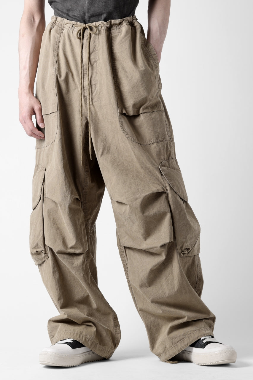 entire studios FREIGHT CARGO PANTS / COTTON CANVAS (HUMMUS)