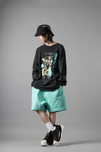 Load image into Gallery viewer, CHANGES exclusive VINTAGE REMAKE L/S TOPS (MULTI BLACK #A)