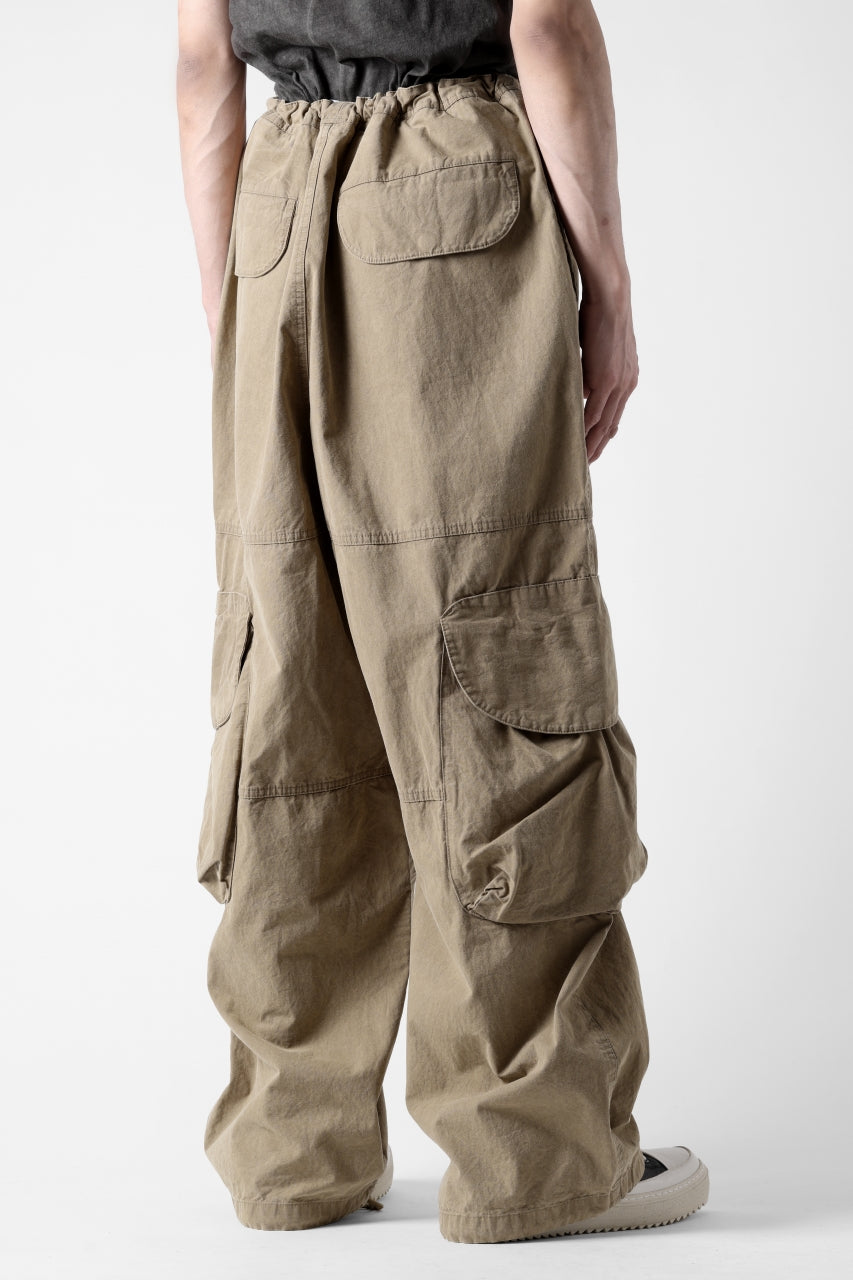 entire studios FREIGHT CARGO PANTS / COTTON CANVAS (HUMMUS)