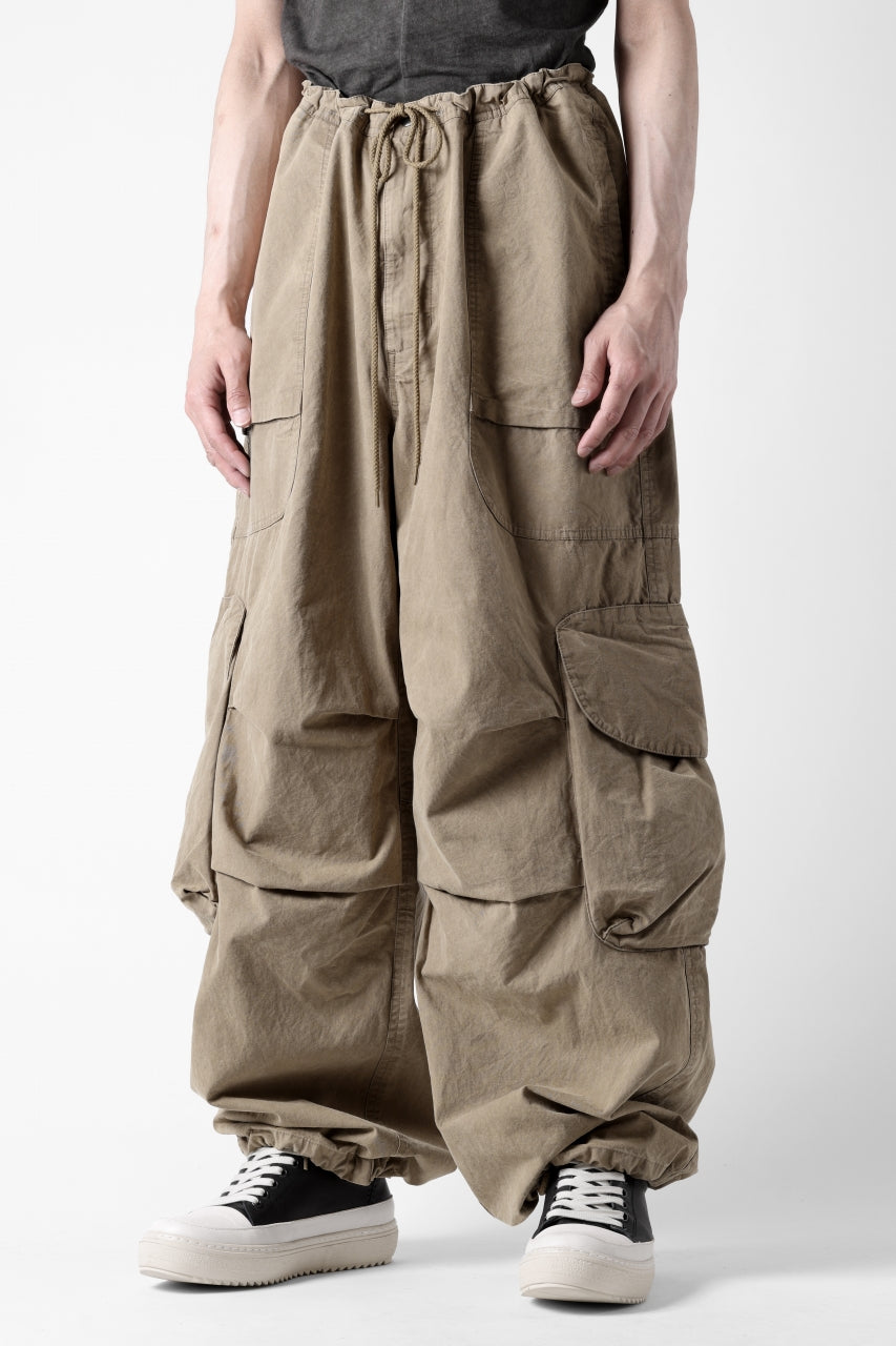 entire studios FREIGHT CARGO PANTS / COTTON CANVAS (HUMMUS)