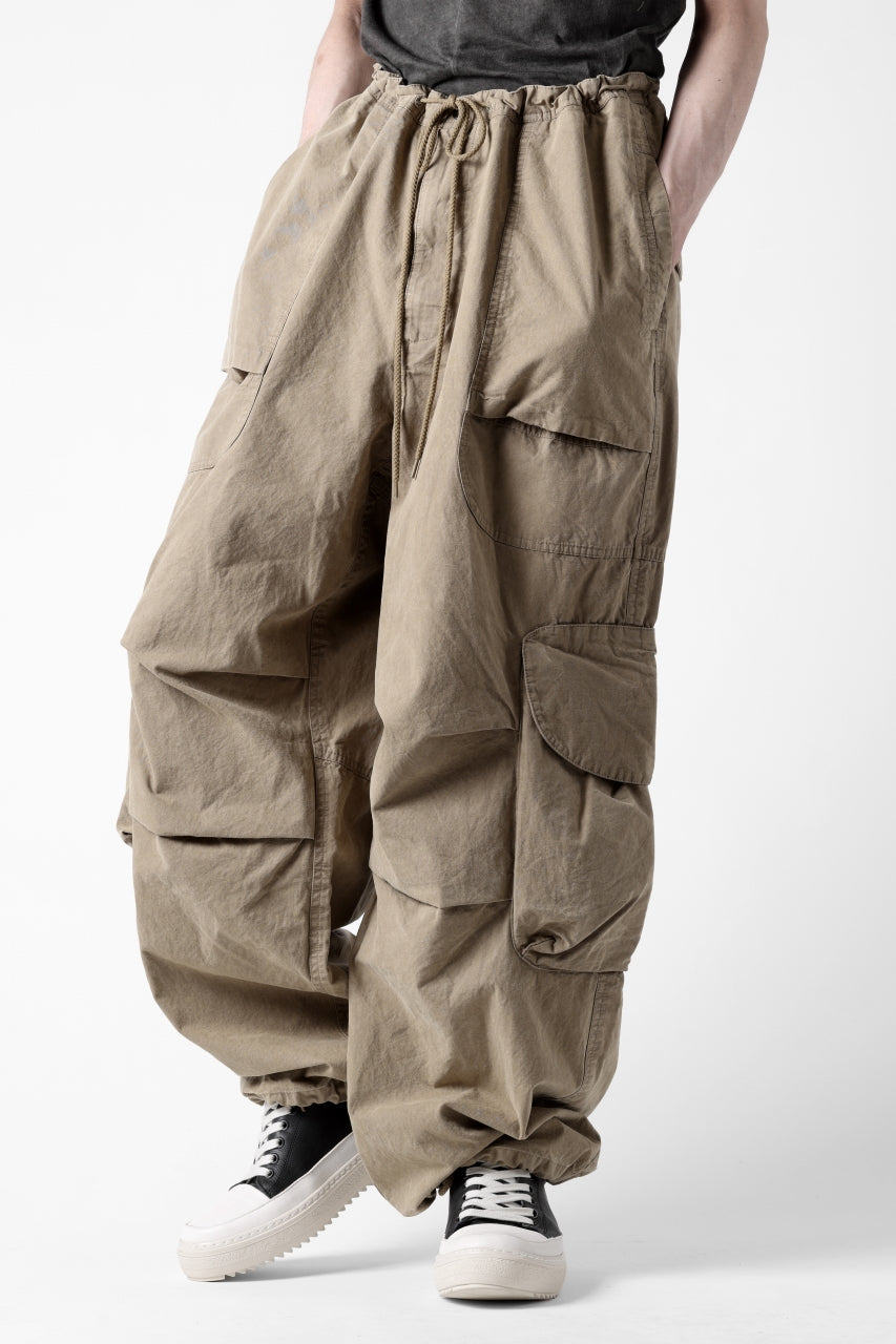 entire studios FREIGHT CARGO PANTS / COTTON CANVAS (HUMMUS)