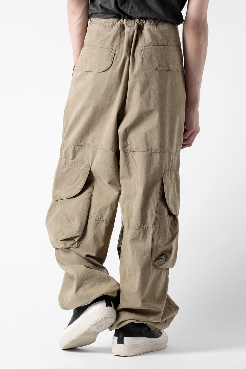 entire studios FREIGHT CARGO PANTS / COTTON CANVAS (HUMMUS)