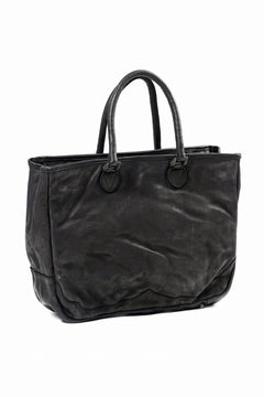 画像をギャラリービューアに読み込む, ISAMU KATAYAMA BACKLASH ZIP TOTE BAG / OBJECT DYED JAPAN ROUGH STEER (BLACK)