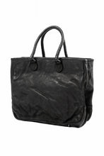 画像をギャラリービューアに読み込む, ISAMU KATAYAMA BACKLASH ZIP TOTE BAG / OBJECT DYED JAPAN ROUGH STEER (BLACK)