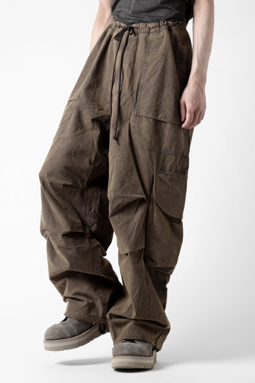 entire studios FREIGHT CARGO PANTS / COTTON CANVAS (GRAVY)