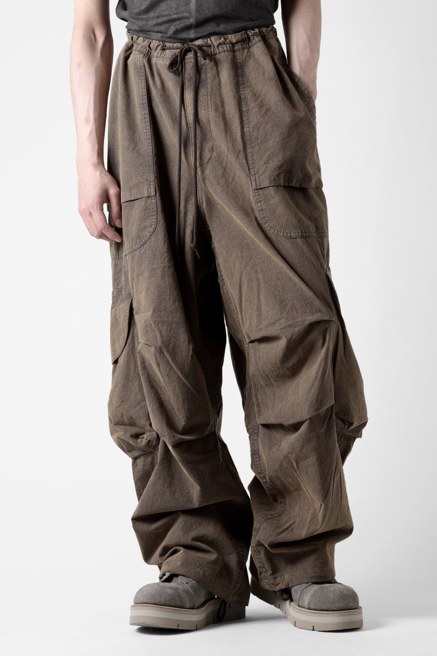 entire studios FREIGHT CARGO PANTS / COTTON CANVAS (GRAVY)