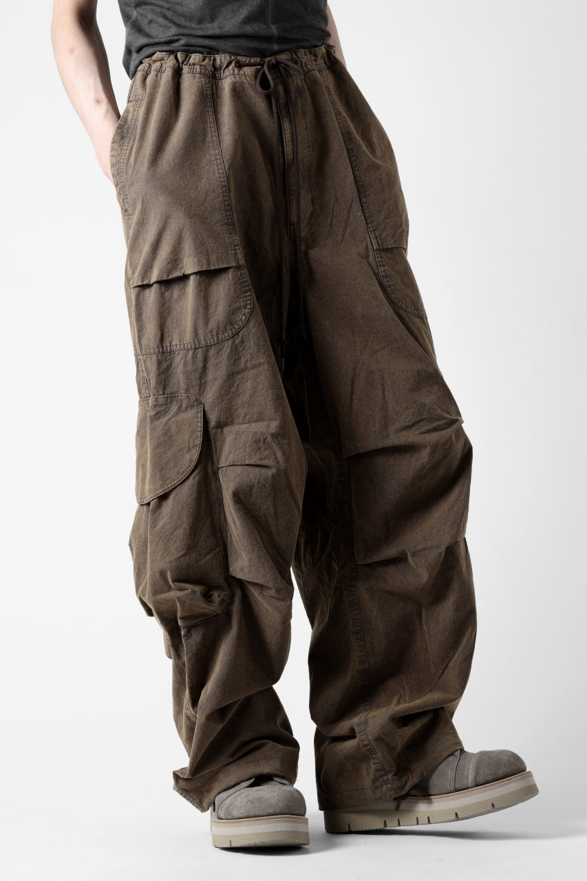 entire studios FREIGHT CARGO PANTS / COTTON CANVAS (GRAVY)