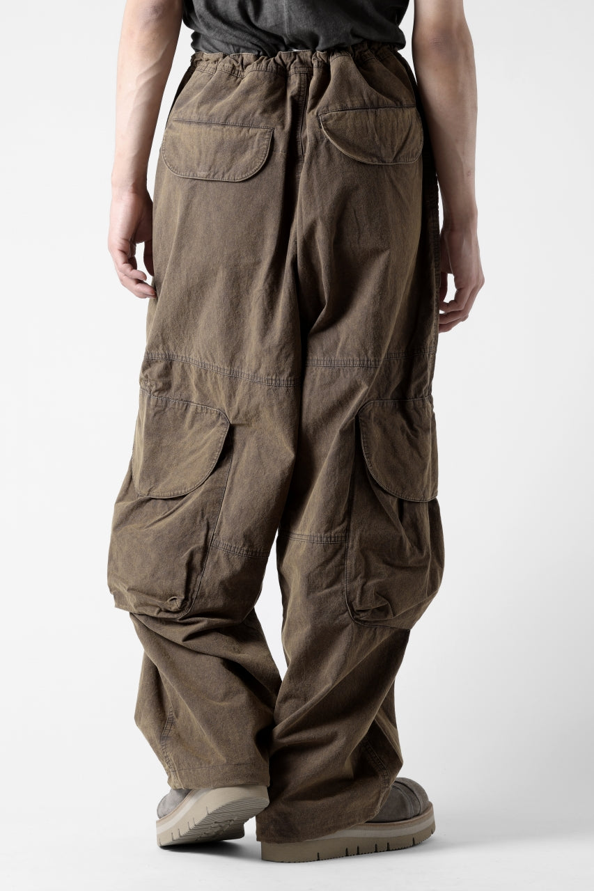 entire studios FREIGHT CARGO PANTS / COTTON CANVAS (GRAVY)