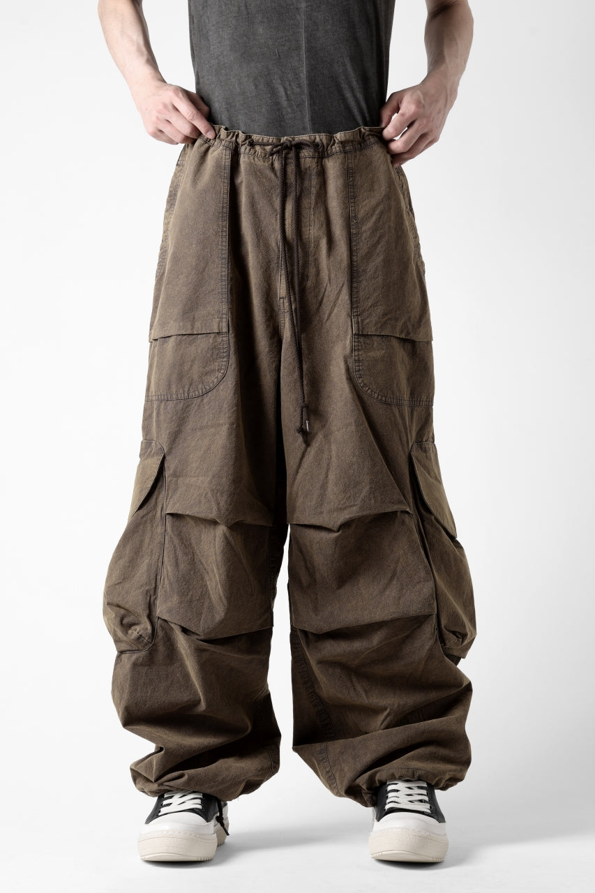 entire studios FREIGHT CARGO PANTS / COTTON CANVAS (GRAVY)