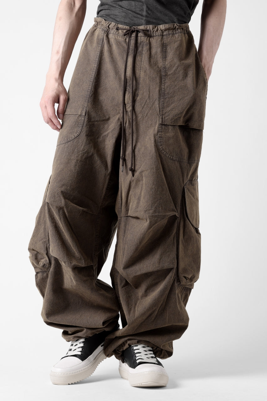 entire studios FREIGHT CARGO PANTS / COTTON CANVAS (GRAVY)