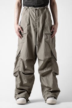 画像をギャラリービューアに読み込む, entire studios FREIGHT CARGO PANTS / CRINKLE NYLON (SAGE)