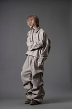 画像をギャラリービューアに読み込む, A.F ARTEFACT EXTREME WIDE BAGGY PANTS / KNIT JERSEY (BEIGE)