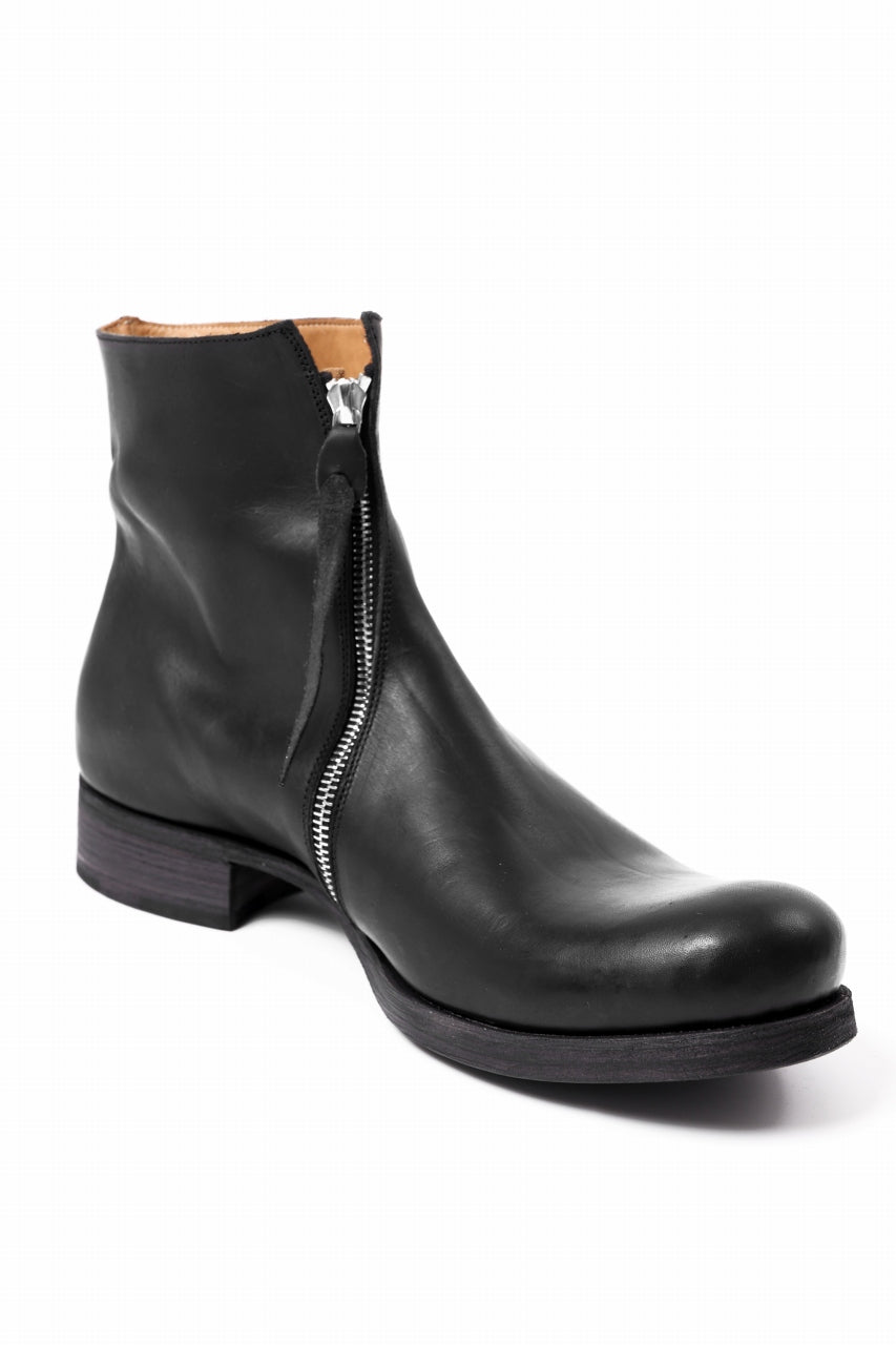 m.a+ side zipped short boot / S1G2Z/VA1,5 (BLACK)