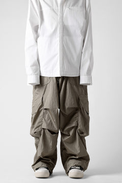 画像をギャラリービューアに読み込む, entire studios FREIGHT CARGO PANTS / CRINKLE NYLON (SAGE)