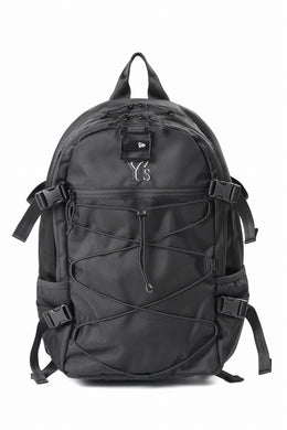 Y's x New Era® BUNGEE CORD LOGO BACKPACK (BLACK)