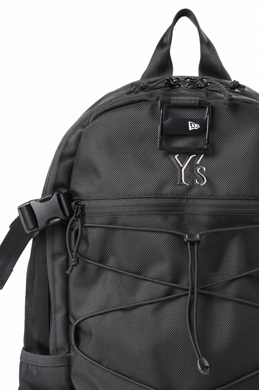 Y's x New Era® BUNGEE CORD LOGO BACKPACK (BLACK)