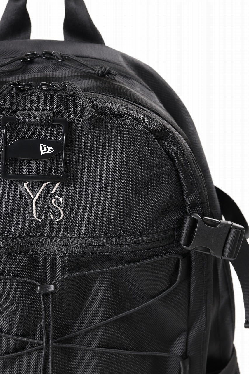 Y's x New Era® BUNGEE CORD LOGO BACKPACK (BLACK)