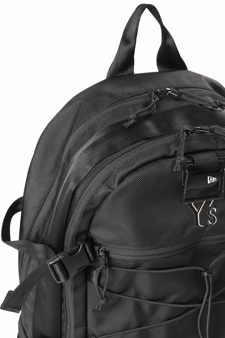 Y's x New Era® BUNGEE CORD LOGO BACKPACK (BLACK)