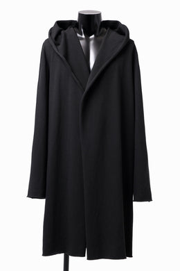 m.a+ hand painted hooded unlined cardigan / C328-HP/JM4 (BLACK)