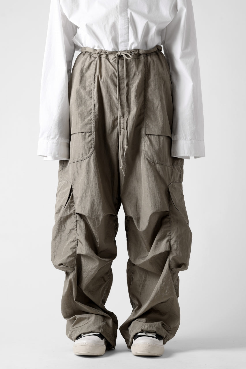 画像をギャラリービューアに読み込む, entire studios FREIGHT CARGO PANTS / CRINKLE NYLON (SAGE)