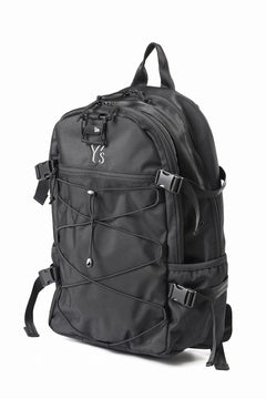 Load image into Gallery viewer, Y&#39;s x New Era® BUNGEE CORD LOGO BACKPACK (BLACK)