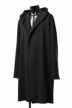 Load image into Gallery viewer, m.a+ hand painted hooded unlined cardigan / C328-HP/JM4 (BLACK)