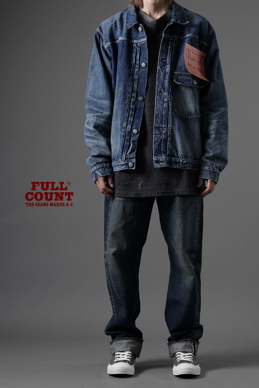 FULLCOUNT x LOOM exclusive "Old Dude" Straight Denim Pants / 13.7oz Zimbabwe Selvedge Denim (INDIGO BLUE)