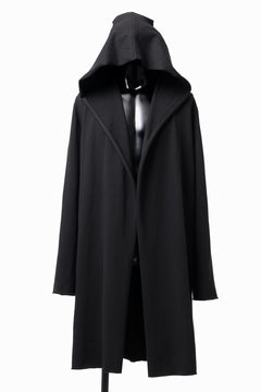 Load image into Gallery viewer, m.a+ hand painted hooded unlined cardigan / C328-HP/JM4 (BLACK)