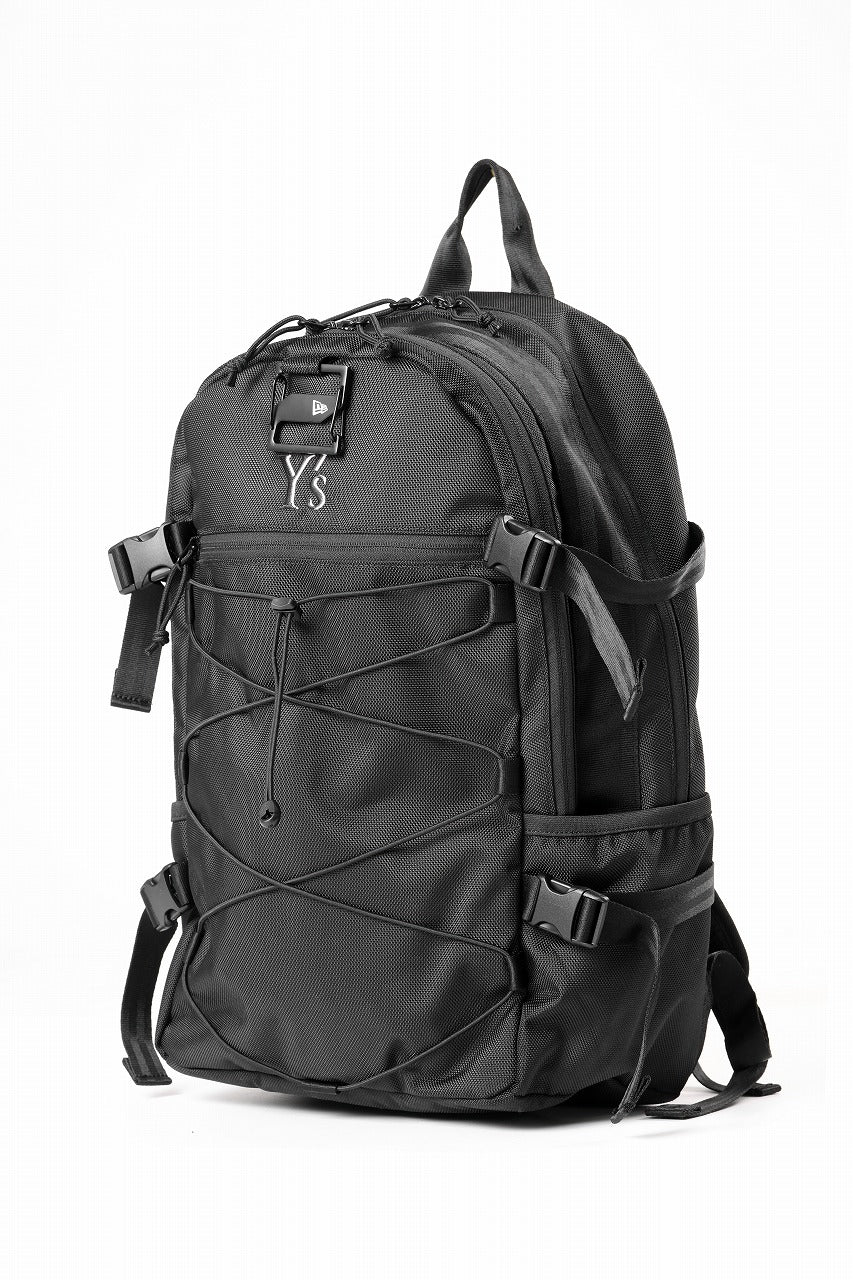 Y's x New Era® BUNGEE CORD LOGO BACKPACK (BLACK)