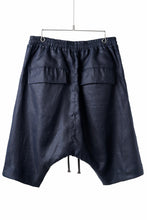 Load image into Gallery viewer, A.F ARTEFACT SARROUEL SHORT PANTS / LINEN TWILL (NAVY)