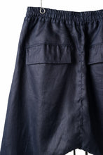 Load image into Gallery viewer, A.F ARTEFACT SARROUEL SHORT PANTS / LINEN TWILL (NAVY)