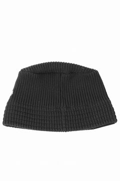 Load image into Gallery viewer, Y&#39;s x New Era® KNIT BUCKET OUTLINE HAT (BLACK)