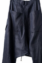 Load image into Gallery viewer, A.F ARTEFACT WIDE SAROUEL PANTS / LINEN TWILL (NAVY)