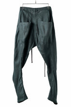 Load image into Gallery viewer, A.F ARTEFACT CARVED LONG PANTS / LINEN TWILL (GREEN)