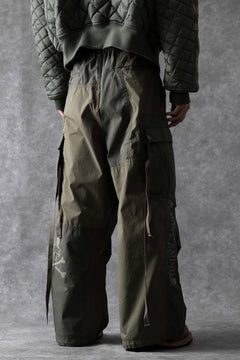 Load image into Gallery viewer, mastermind WORLD x ALPHA INDUSTRIES CARGO PANTS (OLIVE)