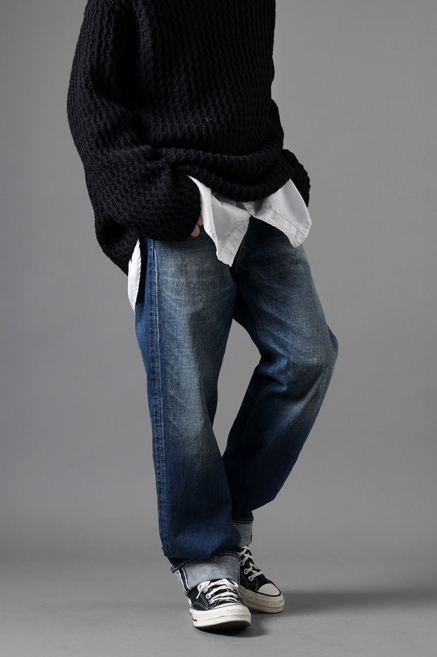 画像をギャラリービューアに読み込む, FULLCOUNT &quot;More Than Real&quot; Straight Denim Pants / 13.7oz Zimbabwe Selvedge Denim (INDIGO BLUE)