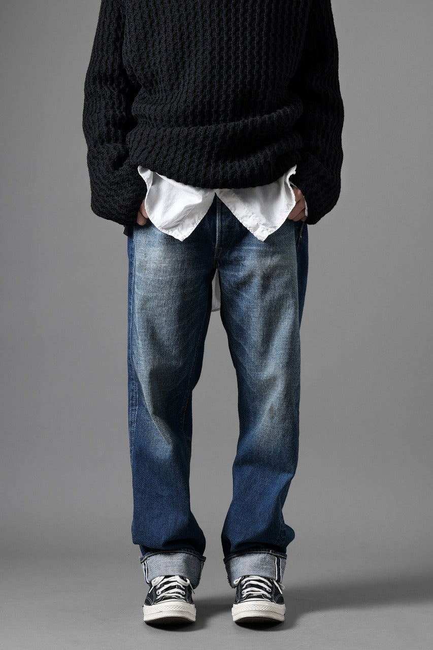 画像をギャラリービューアに読み込む, FULLCOUNT &quot;More Than Real&quot; Straight Denim Pants / 13.7oz Zimbabwe Selvedge Denim (INDIGO BLUE)