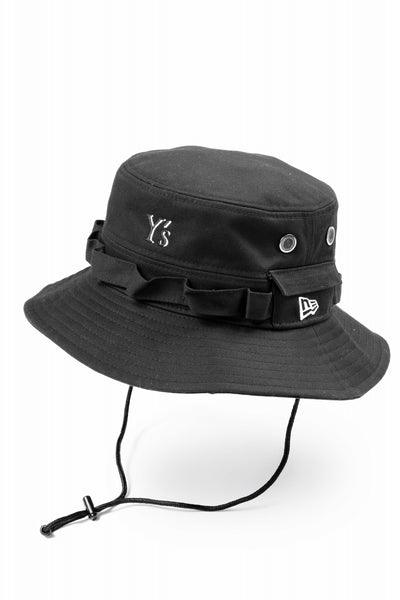 Y's x New Era® ADVENTURE LOGO HAT (BLACK)