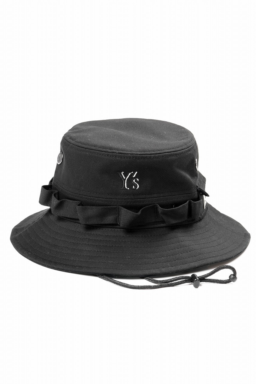 Y's x New Era® ADVENTURE LOGO HAT (BLACK)