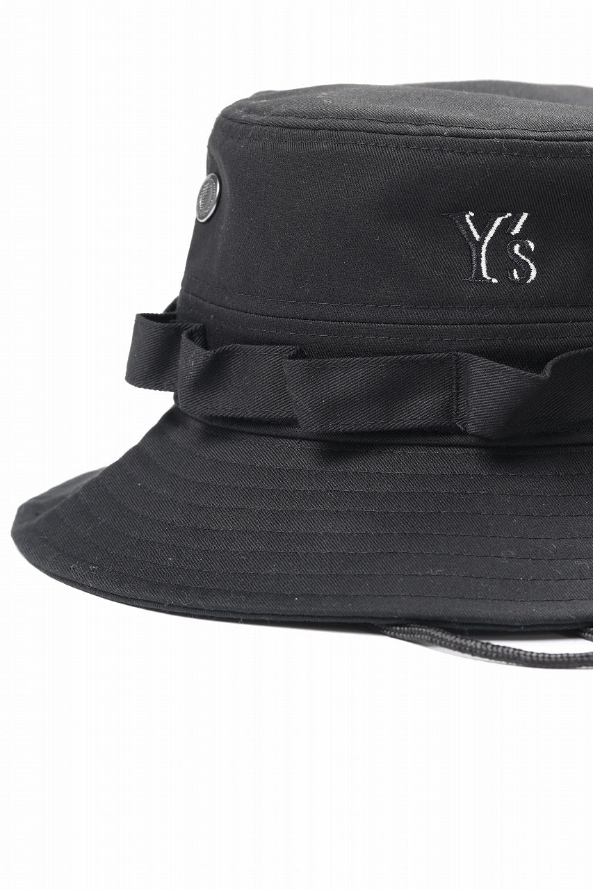 Y's x New Era® ADVENTURE LOGO HAT (BLACK)