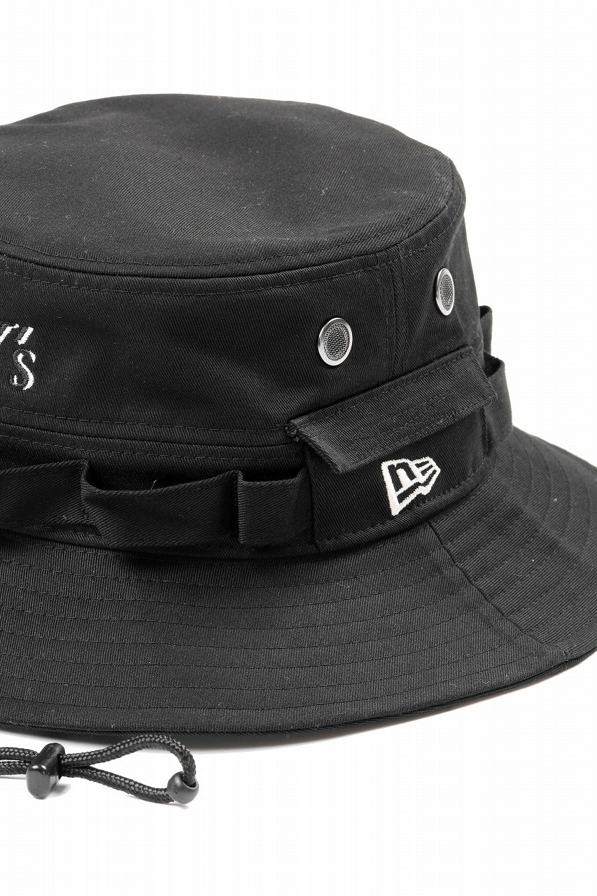 Y's x New Era® ADVENTURE LOGO HAT (BLACK)