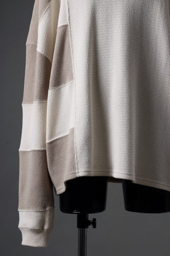 Load image into Gallery viewer, A.F ARTEFACT THERMAL SWITCHING TOP (IVORY x BEIGE)