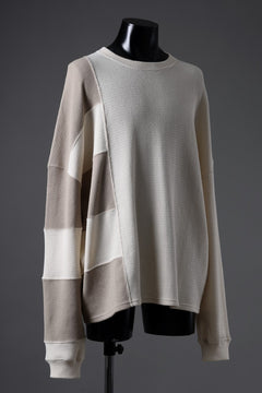 Load image into Gallery viewer, A.F ARTEFACT THERMAL SWITCHING TOP (IVORY x BEIGE)