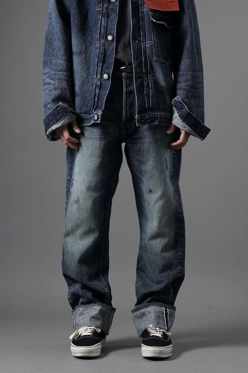 Load image into Gallery viewer, FULLCOUNT &quot;Fear Of The Dark&quot; Straight Denim Pants / 15.5oz Zimbabwe Selvedge Denim (INDIGO BLUE)