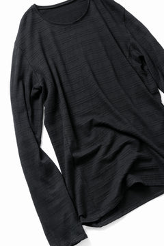 画像をギャラリービューアに読み込む, black crow x LOOM exclusive long sleeve tops / cotton linen slab jersey (black)