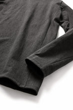 画像をギャラリービューアに読み込む, black crow x LOOM exclusive long sleeve tops / sumi dyed medium cotton jersey (carbon)