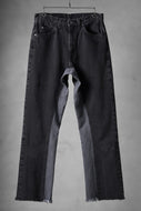CHANGES x LOOM exclusive REMAKE REGULAR FIT DENIM PANTS / VINTAGE LEVI’S JEANS (BLACK #B)