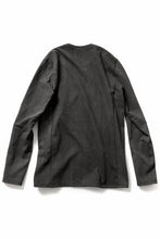 画像をギャラリービューアに読み込む, black crow x LOOM exclusive long sleeve tops / sumi dyed medium cotton jersey (carbon)